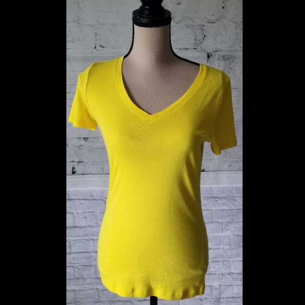 WOmen's Merona T-Shirt Bright Yellow Medium
